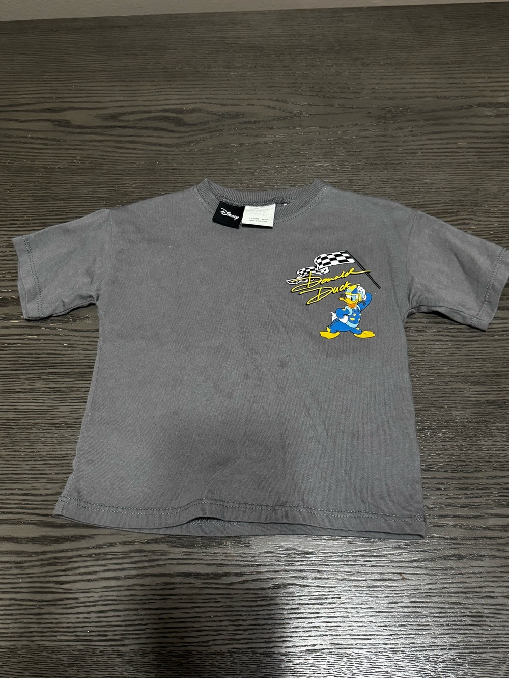 Zara Disney Donald Duck Grey Kids T-Shirt